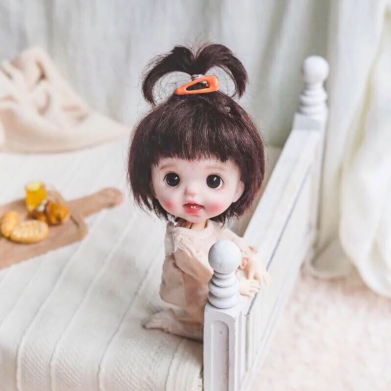 16 см кукла Ob11 мини девочка милая белая тело 13 совместное Милая BJD без макияжа |