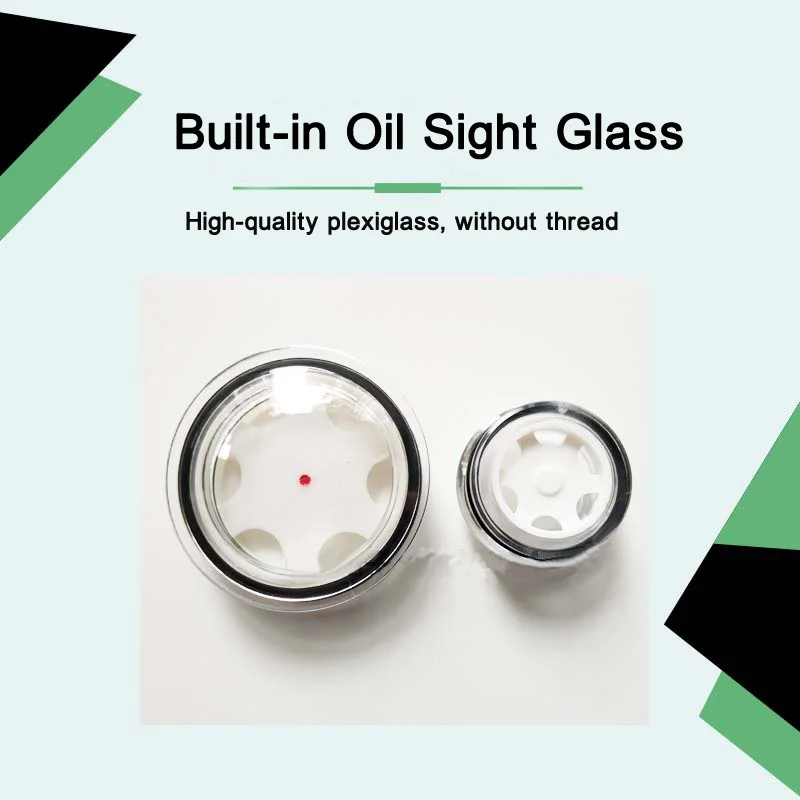 

4Pieces Press Fit Plastic Oil Level Sight Glass Window Round Head Threadless GB1160 Air Compressor Gearbox