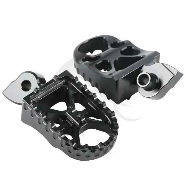 Заготовка ЧПУ подножки для Yamaha YZF 250F YZ250F YZF426 YZ426F YZF450 - Цвет: Black