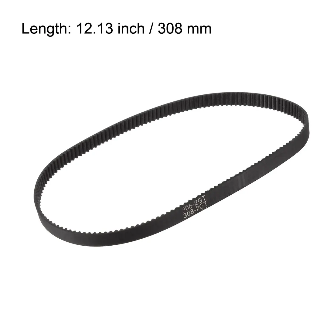 uxcell GT2 Timing Belt 102-350mm Closed Fit Synchronous Wheel Rubber with Glass Fiber Core 1.5mm Thickness for 3D Printer