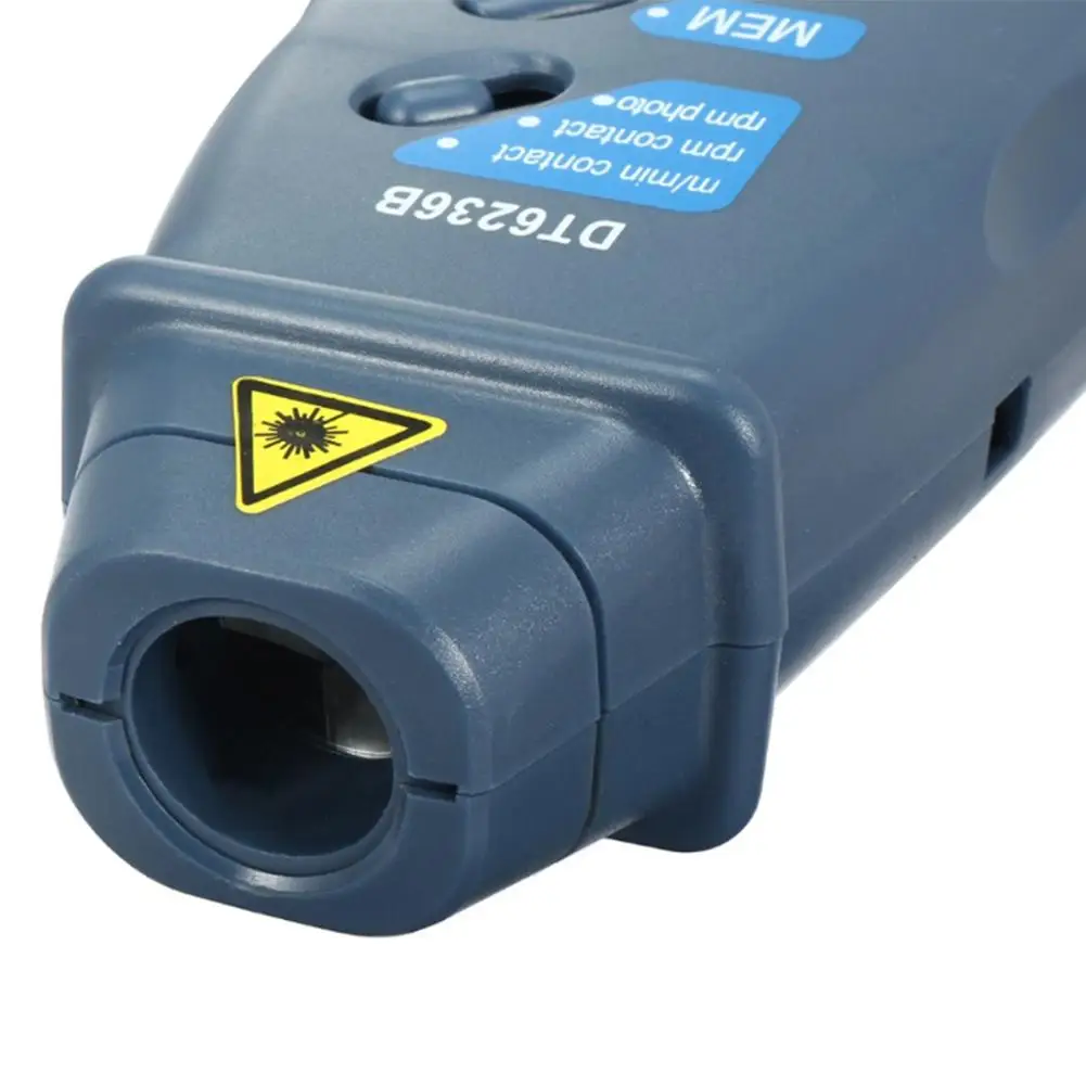 Uxcell DT-6236B 2 в 1 Цифровой тахометр контакт/Бесконтактный Фото Тахометр оборотов в минуту Тахометр 2,5-99,999 об/мин Фото Тахометр