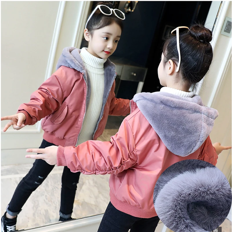 Зимнее астраханское пальто для девочек новинка 2020 плотные куртки теплая парка