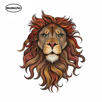 

HotMeiNi 13cm x 10.6cm for Lion Anime Funny Car Stickers RV VAN 3D DIY Fine Decal Bumper Trunk Truck Graphics JDM Vinyl Wrap