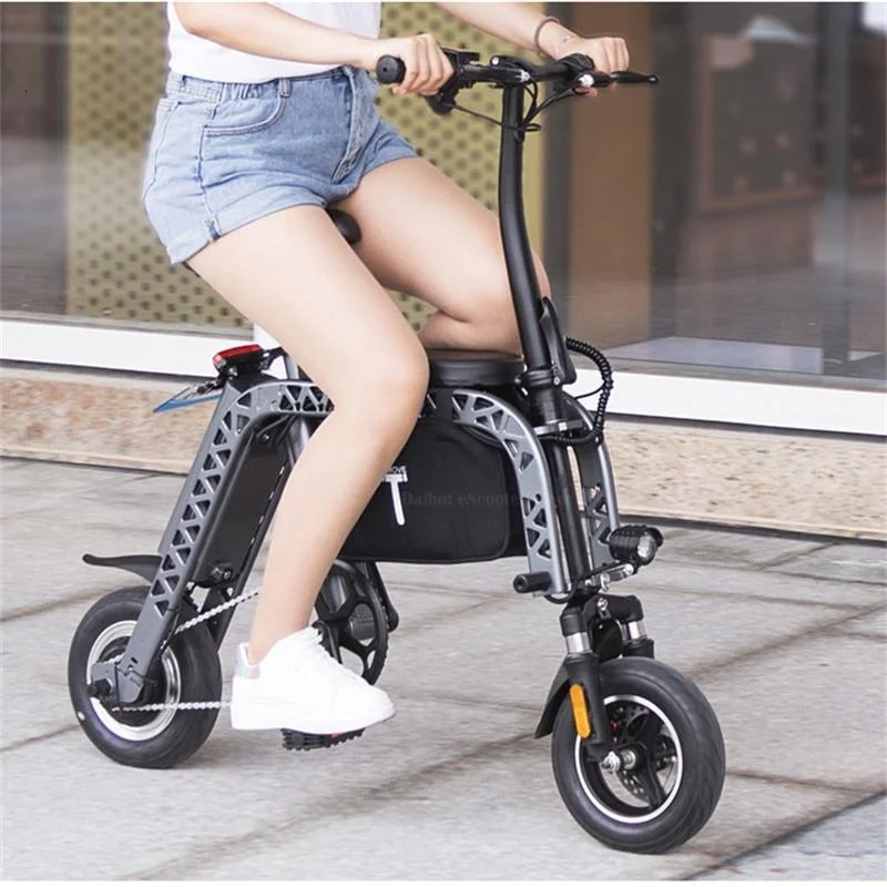 Electric Bikes Adults Two Wheels Electric Bicycles 36V 250W 20KMH 10.4AH Parent Child Portable Electric Scooter With Two Seat  (33)
