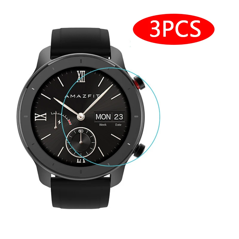 Защитная пленка для экрана Xiaomi Amazfit GTR мягкая защитная 42 47 мм HD не закаленное