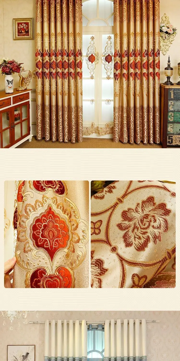 Firanki на Okno Tende Visillos Cocina Cortinados для гостиной De Luxo для Sala вышитые шторы для Le салонные шторы