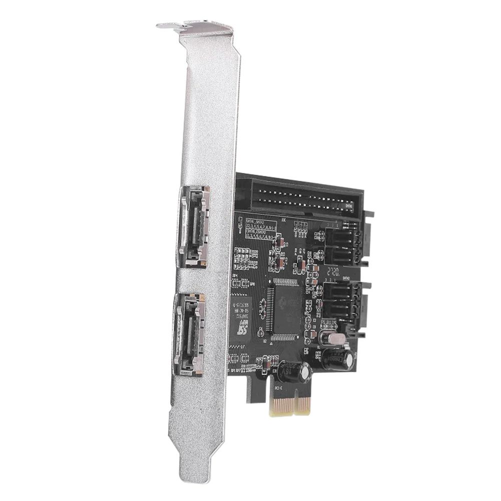 Плата расширения Pro JMB363 PCI-E PCIe на 2 порта SATA IDE eSATA адаптер конвертер RAID карты