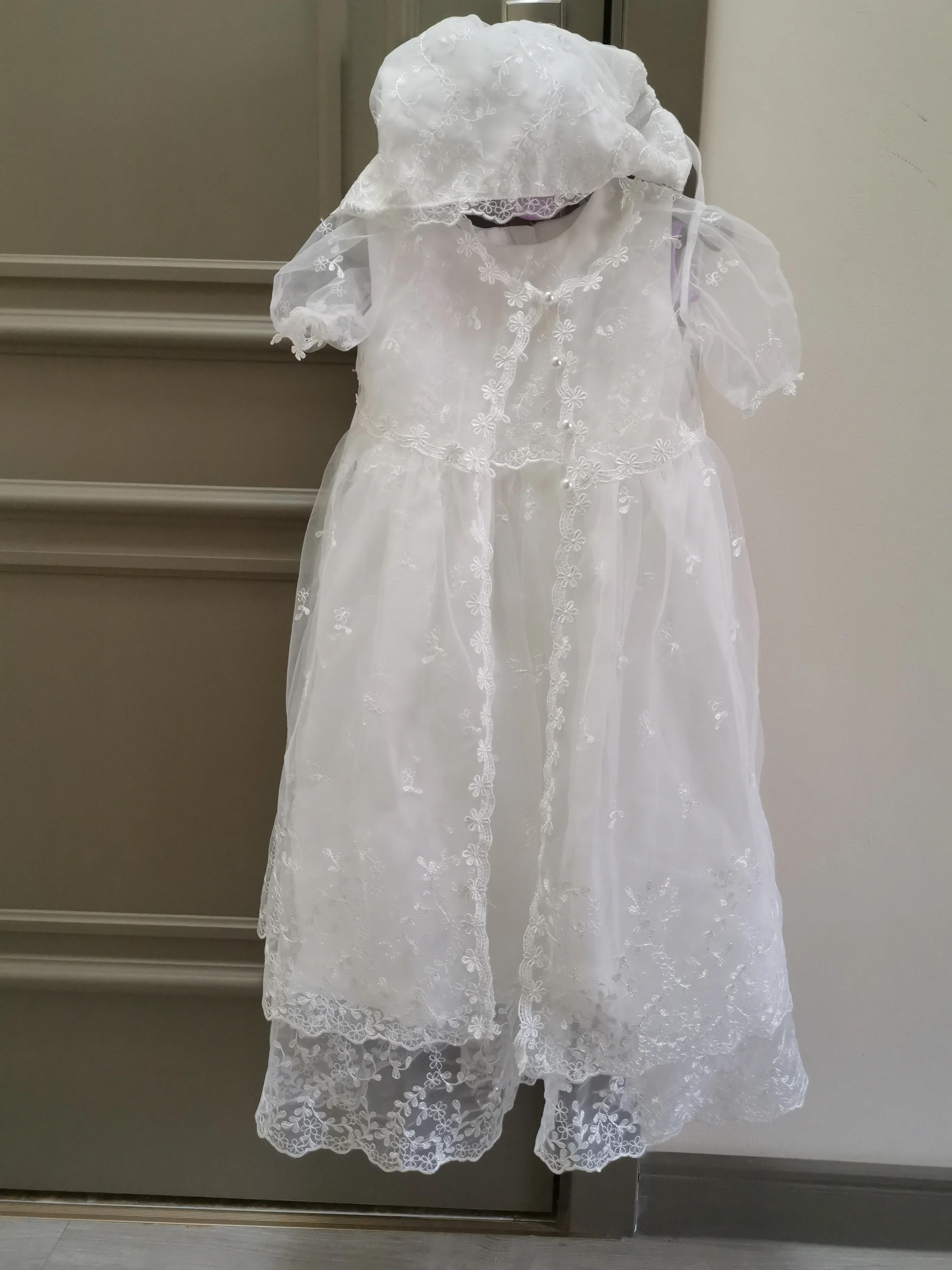 HAPPYPLUS/бежевое кружевное платье для маленьких девочек; вечерние и свадебные платья на крестины для девочек; одежда для первого дня рождения; платье для крещения