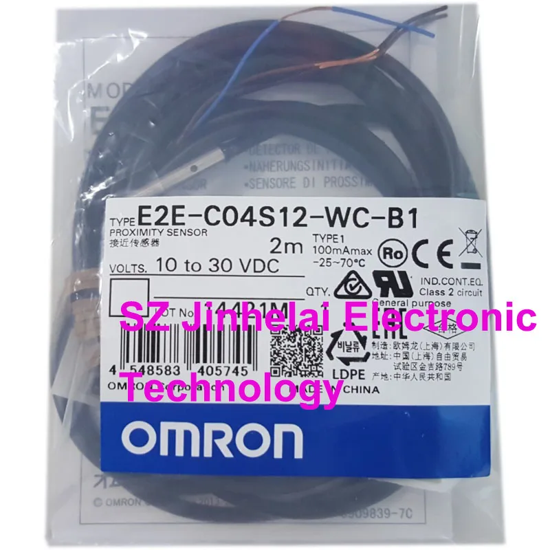 Nuovo E Originale Interruttore Sensore Di Prossimità Omron E2E-C04S12-Wc-B1 2M