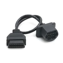17 Pin to 16 Pin Cable OBDII OBD2 Cable Diagnostic Adapter Connector For Mazda