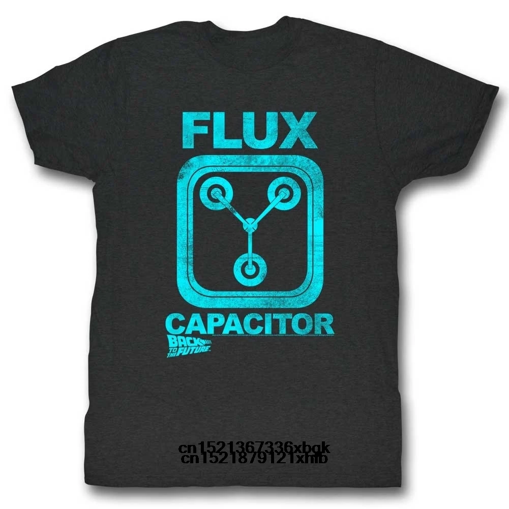 funny t shirt men novelty tshirt Back to the Future T-Shirt - Neon Flux | Мужская одежда