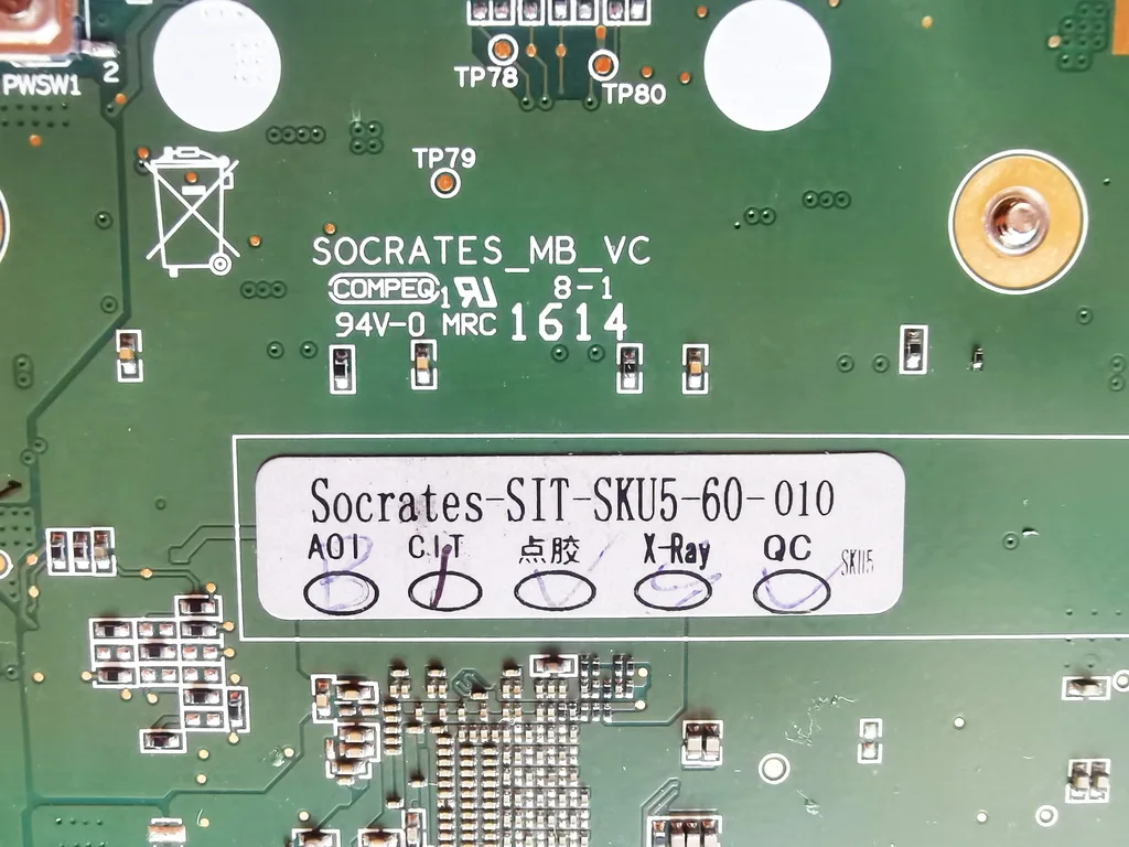Оригинальная материнская плата для ноутбука SOCRATES_MB_VC 6Y30 4 Гб протестированная хорошая