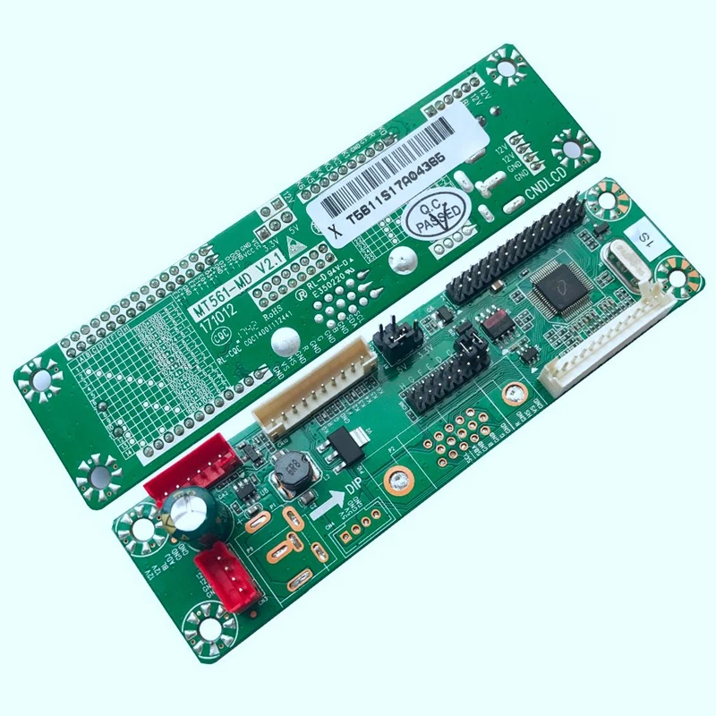 10-42 дюймов LVDS Универсальный ЖК-драйвер платы MT561-MD программа 12 В 25 видов скачок Кабель VGA+ DC