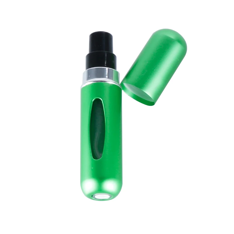5 ml matte GREEN OSHIONER 5 мл 8 мл многоразовый мини флакон-спрей для духов Алюминиевый распылитель портативный дорожный косметический контейнер флакон для духов - Цвет: 5 ml matte GREEN