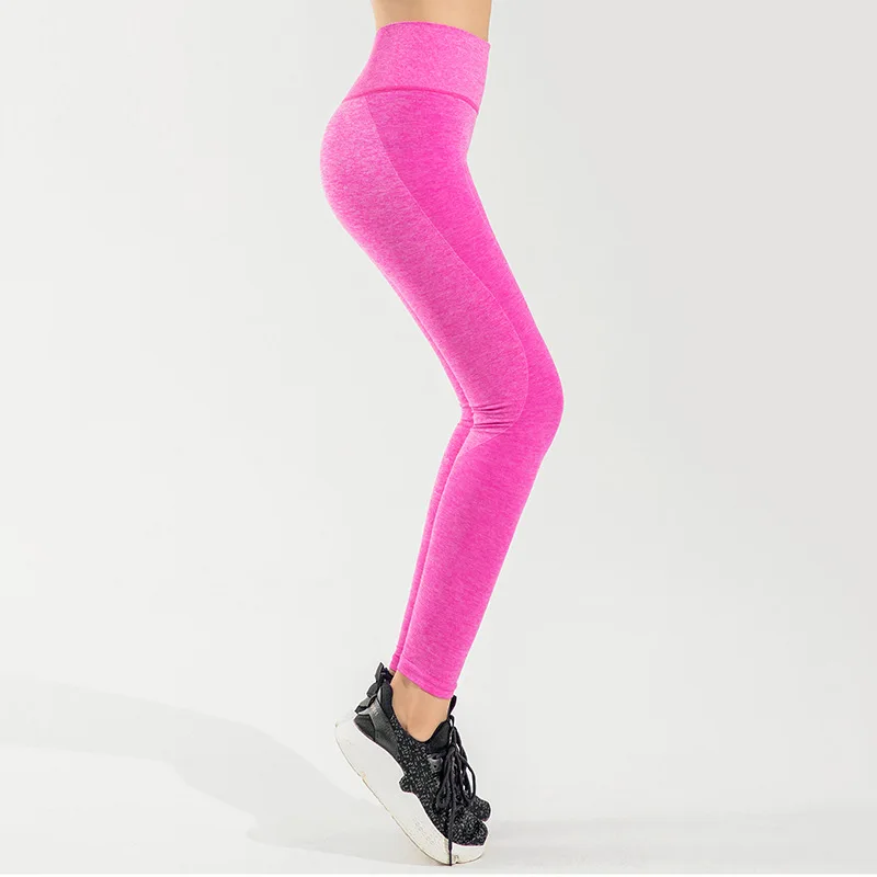 

New Style Seamless High-waisted Tight Yoga Pants Women's Buttock Lifting Sports Fitness Suit Slimming Skinny Quick-Dry Capri Pan