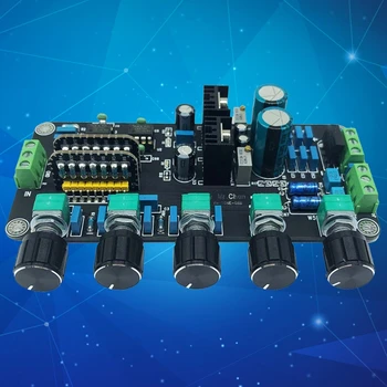 

Preamp Tone Board UPC4570C OP AMP Stereo Preamplifier Volume Tone Control Super OPA2604 AD827JN with LM317+LM337 Circuit