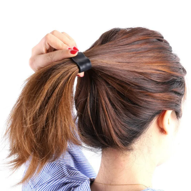 Silicone Rubber Hair Bands Foldable Stationarity Elastic Hair Bands For Girls Hair Holder Multifunction Hair Tie Accessories