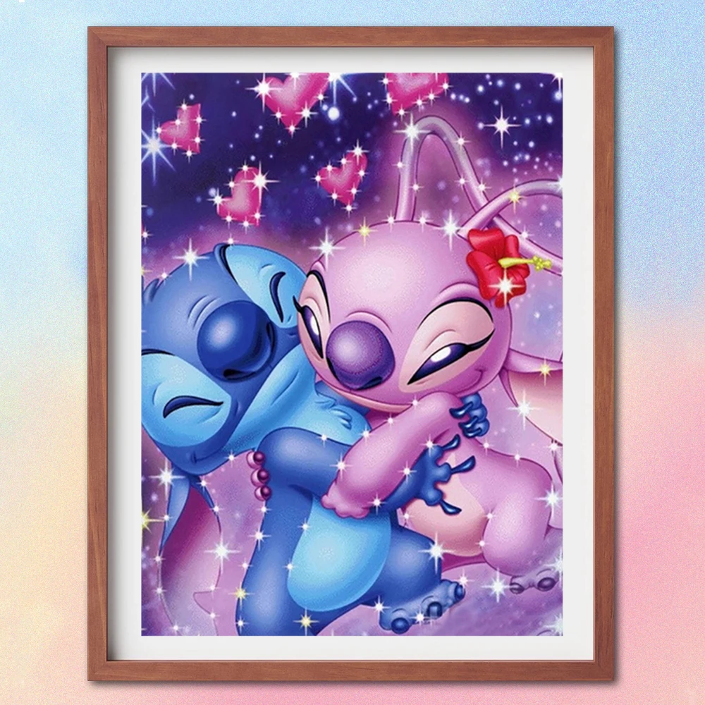 Disney 5D fai da te trapano rotondo pittura diamante Lilo & Stitch diamante ricamo animale strass immagine mosaico Room Decor