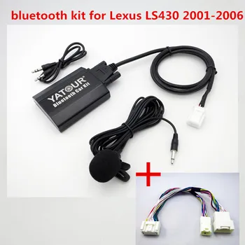 

Yatour Bluetooth Car Audio Kit for Lexus LS430 2001-2006 With YT-TOY20 20pins adapter cable Car stereo AUX Bluetooth 6+6 pin
