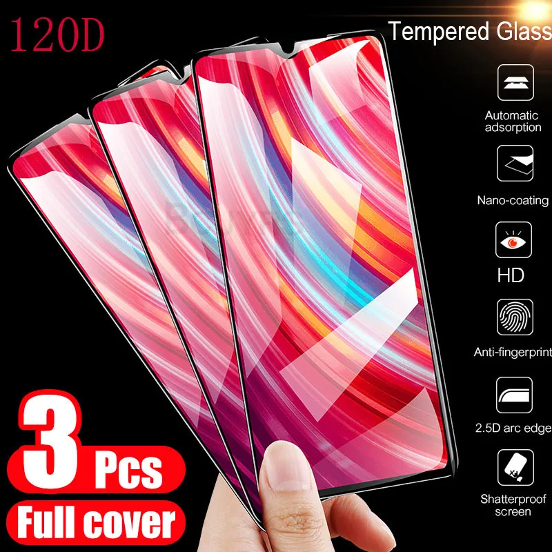 3Pcs Tempered Glass For Xiaomi Redmi Note 7 6 5 8 Pro 7 7A 6 Pro Screen Protector For Redmi 5 Plus K20 Pro Protective Glass Film