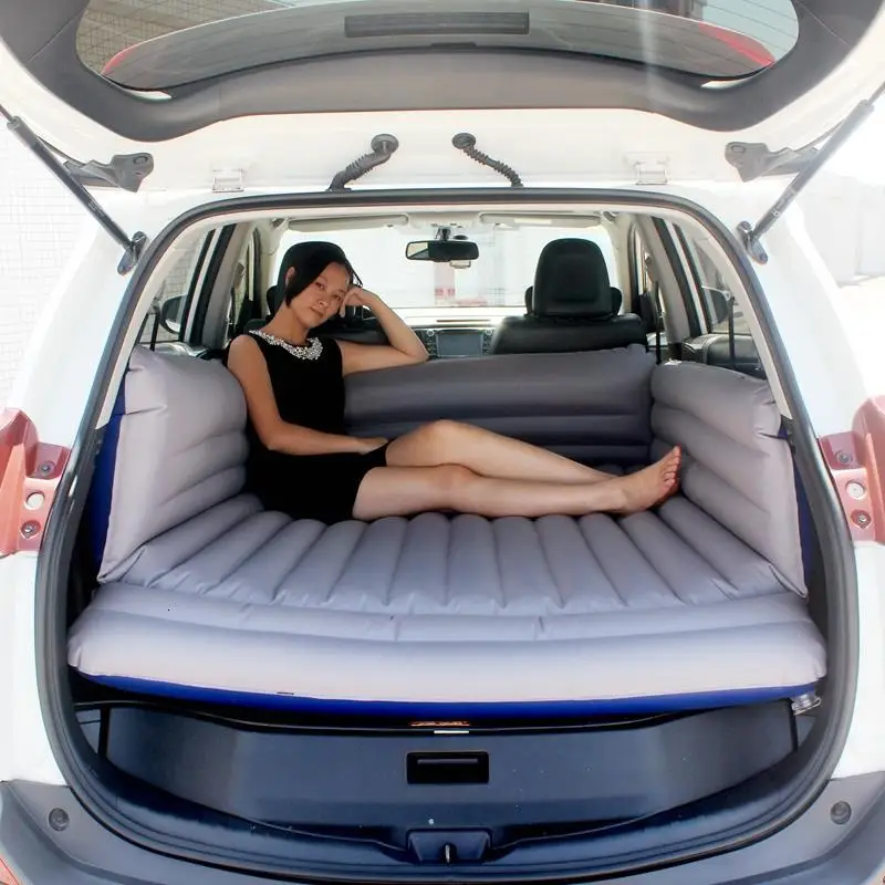 Campismo Accessoire Voiture матрас для укладки надувных автомобилей Araba Aksesuar аксессуары для кемпинга надувная кровать для внедорожника автомобиля - Название цвета: Зеленый