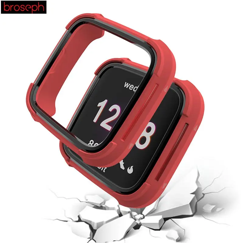 Защитный чехол для экрана для Fitbit Versa Lite силиконовый защитный чехол умных часов чехол s Watch оболочка Рамка Бампер аксессуары