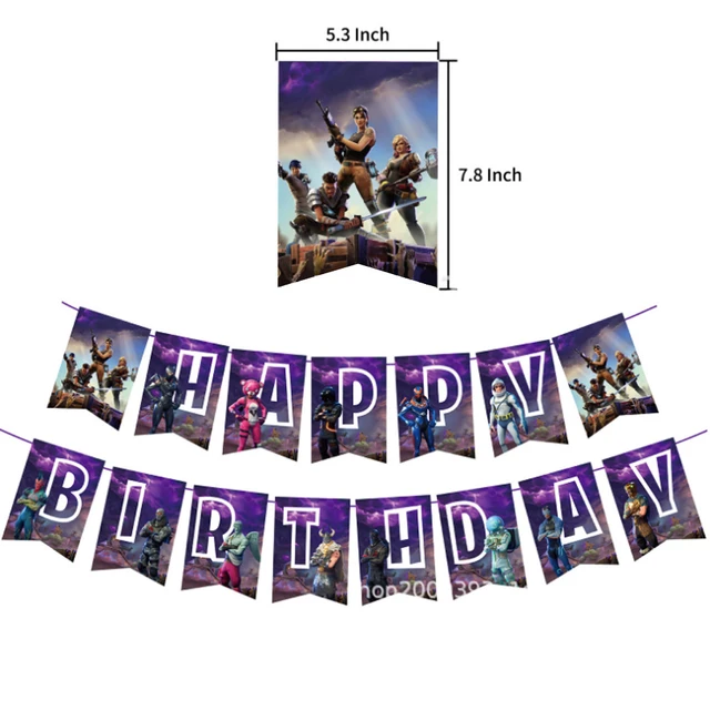 Fortnite Llama Video Games Latex Balloons Party Supplies Decorations 12  (6pcs)