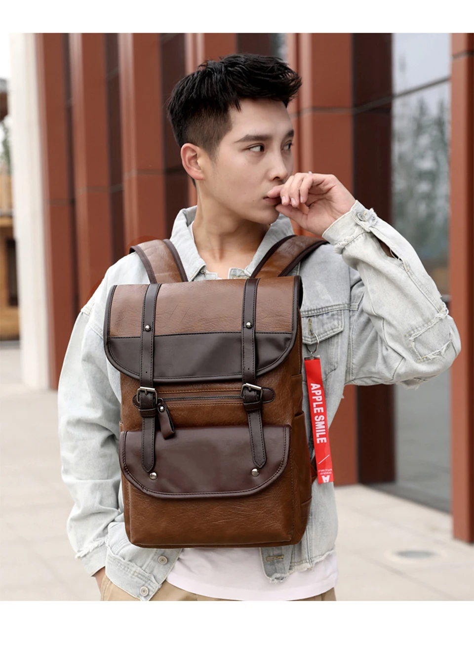 Рюкзак из искусственной кожи, модный винтажный унисекс студенческий рюкзак для ноутбука 15,6, водонепроницаемый рюкзак для подростков, сумка для женщин и мужчин, мужские сумки