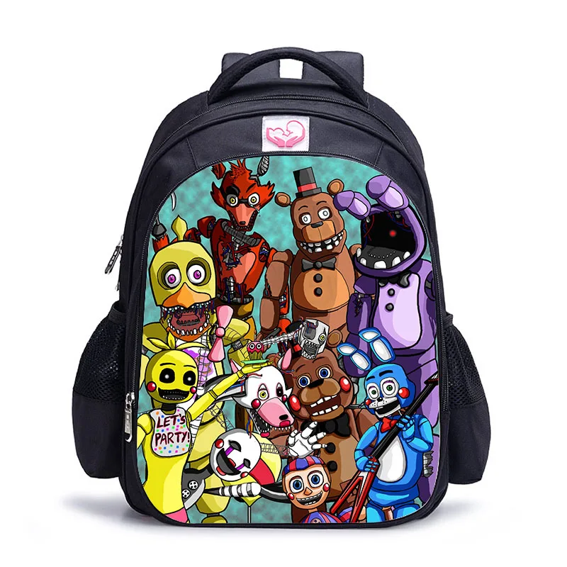 Пять ночей у Фредди школьный рюкзак Bonnie Fazbear Foxy Freddy Chica школьные сумки для подростков детские сумки - Цвет: 6