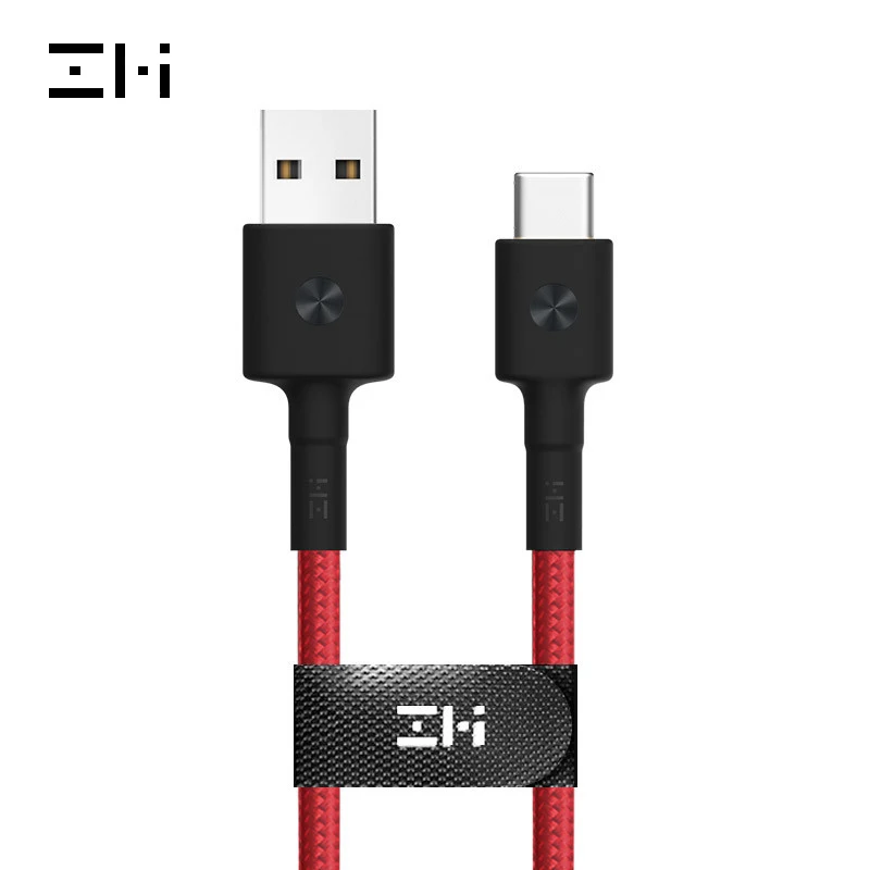 ZMI светодиодный светильник usb type c кабель 3A Быстрая зарядка данных для samsung huawei oneplus xiaomi быстрое зарядное устройство Android короткое 0,3 м - Цвет: Красный