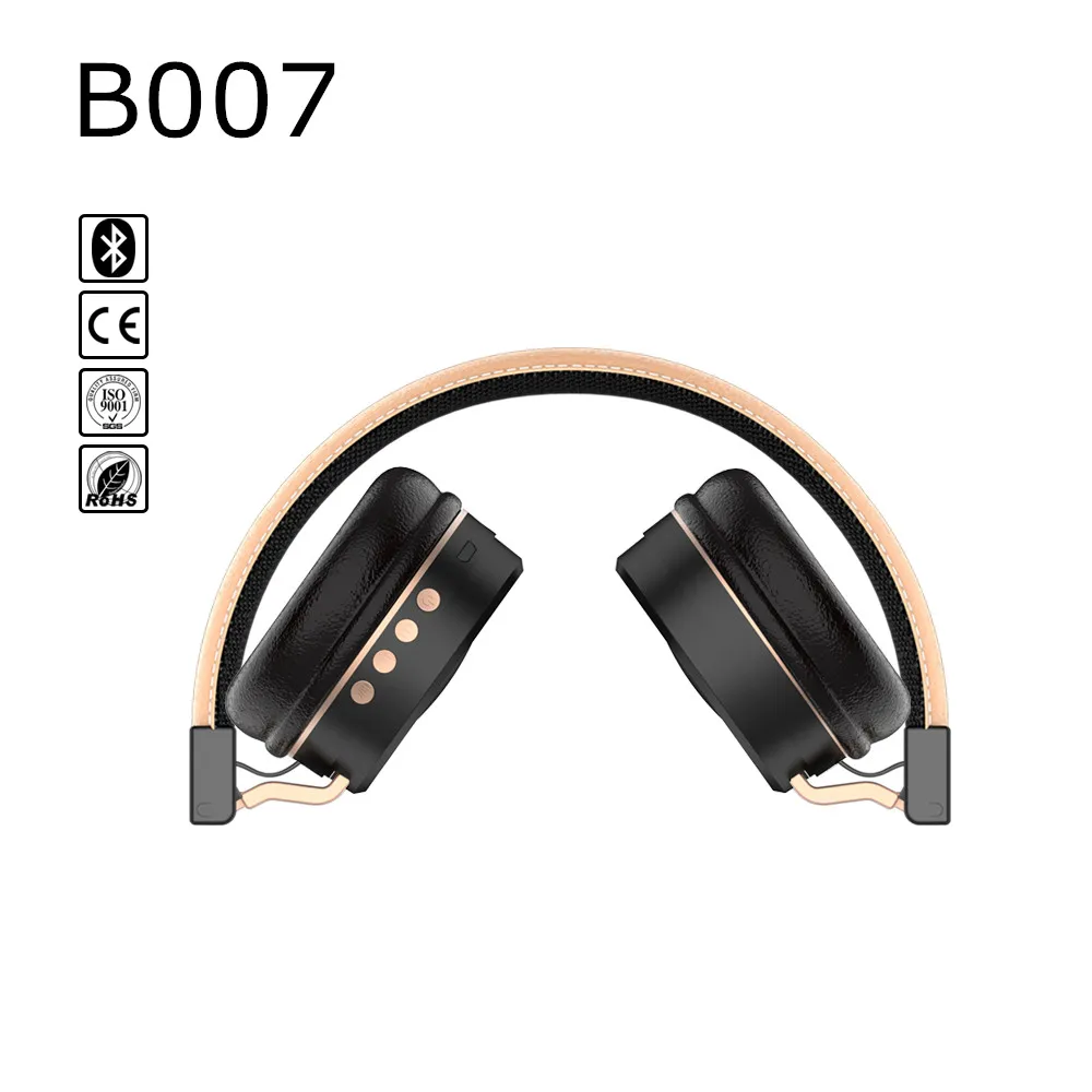 Bluetooth наушники беспроводные HIFI bluetooth гарнитура наушники TF карта fm-радио для телефонов наушники красный черный B007