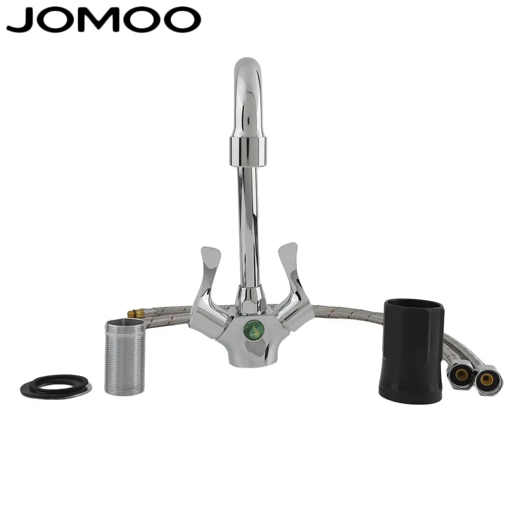 Хромированный водопроводкран JOMOO, силиконовый латунный кухонный кран, вращающийся на 360 градусов кран с лошадьми, кухонные аксессуары