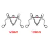 Stainless Steel Horse Bit Copper Mouth Sweet Iron W/Curb Hooks Chain with Silver Trims Harness Antirust for Training Equipment 2