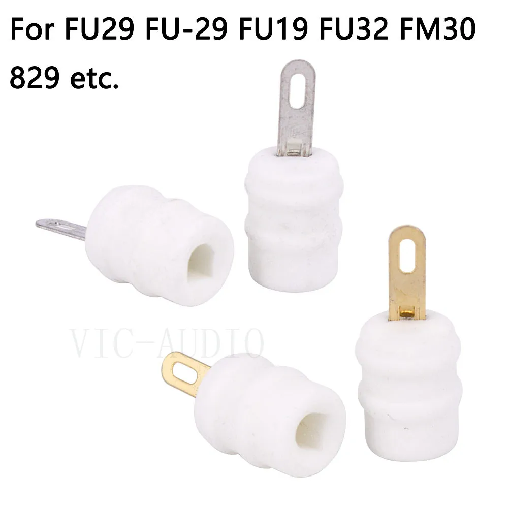 

Ceramic Pin Caps Tube Plate Anode Cap FU29 for FU-29 FU29 FU19 FM30 829 829B FU29 GU32 FU32 Vacuum Tube Vintage Audio Amplifier