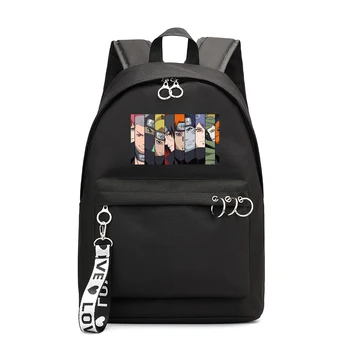 

Naruto Backpack Boys Girls Anime School Bags Japan Style Casual Akatsuki Schoolbag Female Harajuku Bookbag Women Knapsack Femme