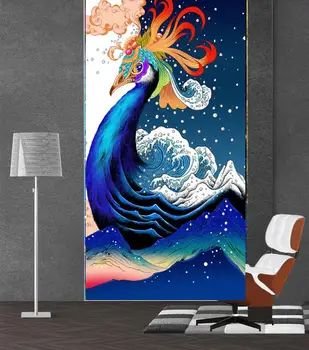 

[Self-Adhesive] 3D Phoenix And Sea WG167 Wall Paper mural Wall Print Decal Wall Murals Belly