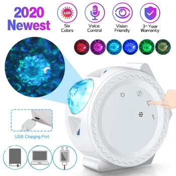 

3 In 1 Star Night Light Projector Starry Sky Moon Projector Galaxy Ocean Nebula Lamp Music Control For Kids Christmas Gifts