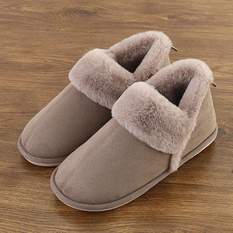

2020 New Couple Women's Slippers Winter Warm Bedroom Slippers Non Slip Designer Shoes Wear-resistant Soft Slippers