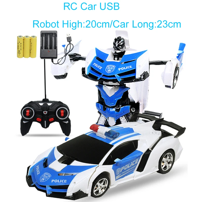 JOYOFUN Controle Remoto Carro Hobby RC Transformador Carros Robô