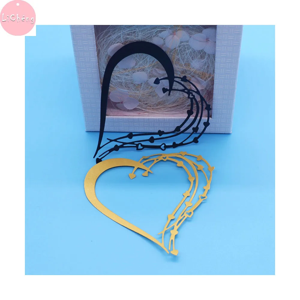 

Heart Slimline Dies, DIY Craft Paper Puncher, Metal Cutting Dies, Photo Album Card Making