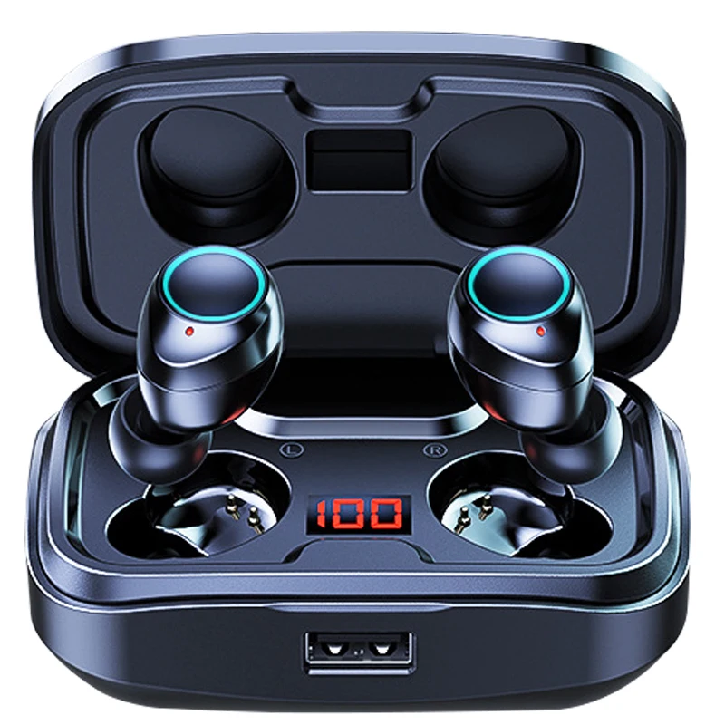 3500mAh TWS Bluetooth 5.0 Earphones 9D Stereo Wireless Headphone Sports Waterproof Earbuds Headsets With Microphone Power Bank |