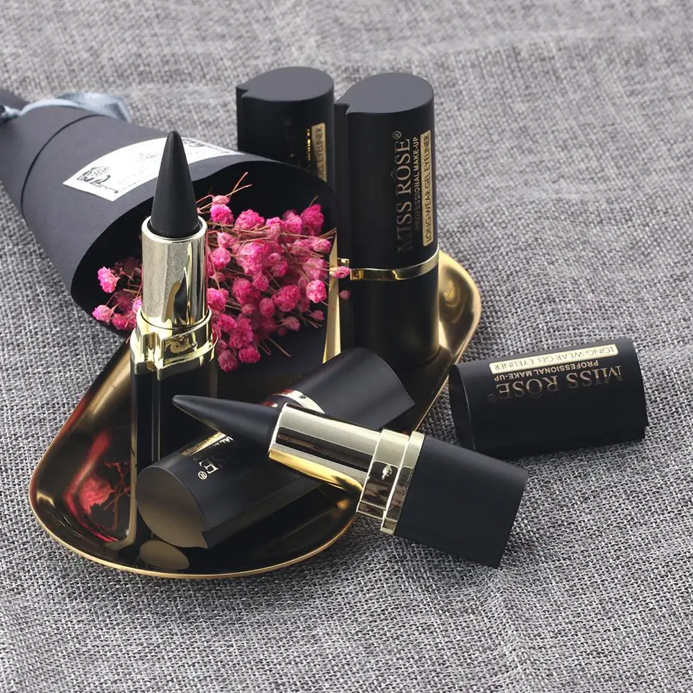 Long Wear Gel Black Eyeliner Kajal Eye Pencil Wateroroof Eyeshadow Pen