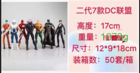 

Super Hero Superman 1 Generation 2 Generation 7-DC Justice League's Superman Wonder Woman Batman Boxed Garage Kit