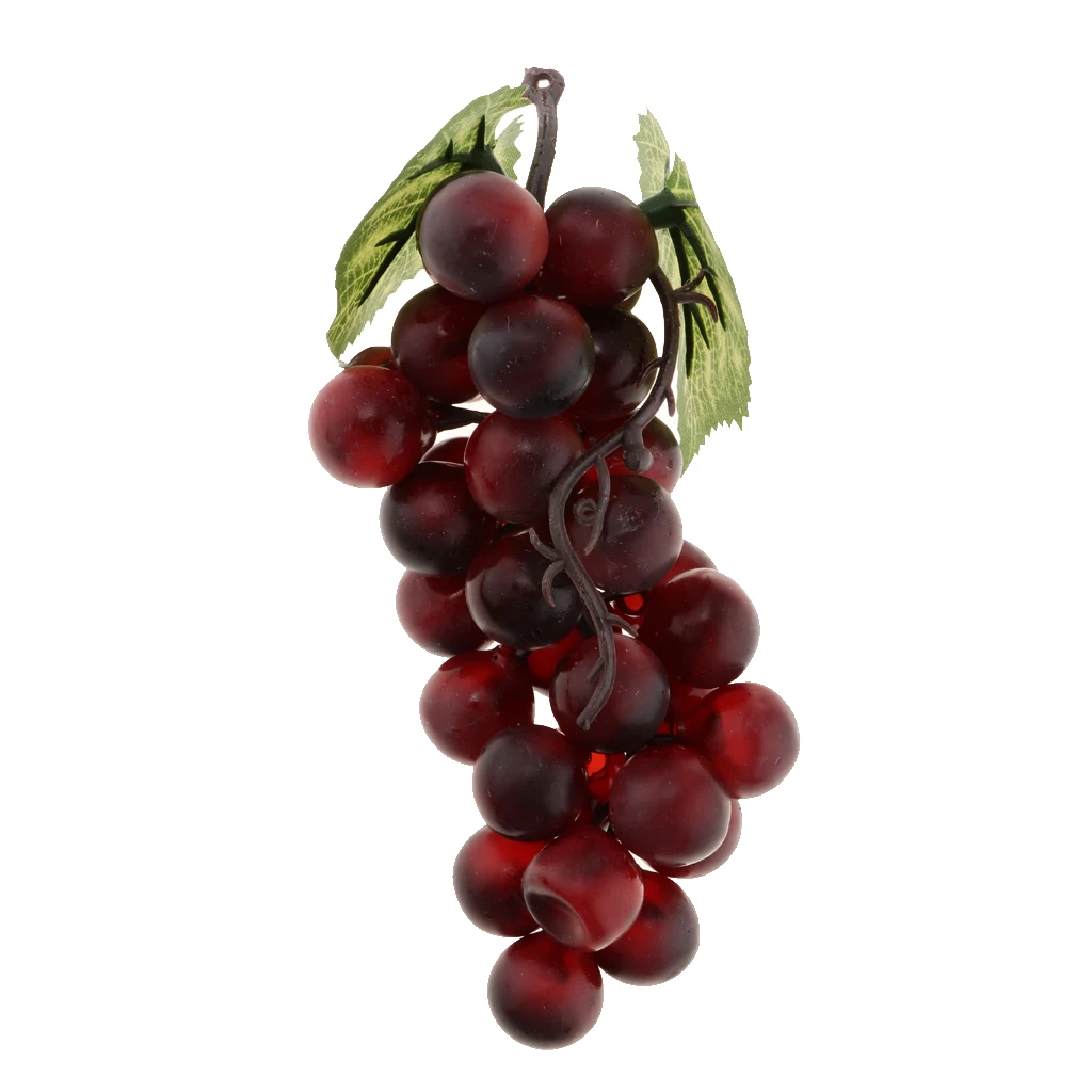 Artificial PVC Grape Bunch Fruit Shop Cabinet Display Decorative Ornament 30-head, 60-head, 85-head PICK