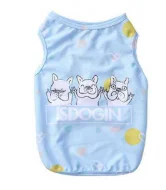 

Summer Pet Clothes Outdoor Fat Dog Cooling Vest Shirt Clothes For French Bulldog Pug Dog Cooling Vest Pet Heat Relief Costume