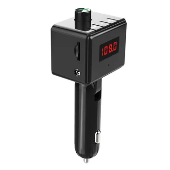 

New Style BS6 Car MP3 Bluetooth Player Bluetooth Vehicle-mounted FM Emitter Car Bluetooth Hands-free Car Kit MP3 Emission