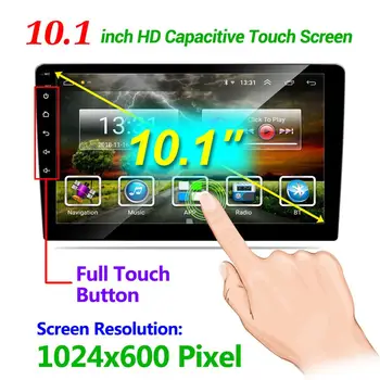 

Car Radio 10.1'' HD Autoradio Multimedia Player Touch Screen Auto Audio Car Stereo GPS Navigator MP5 Bluetooth USB AM FM Camera