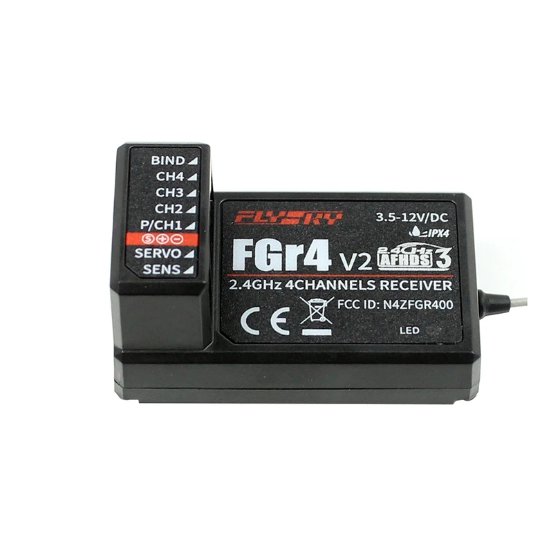 Flysky FGR4 FGR4S FGR4P Single Antenna Receiver AFHDS 3 PPM//IBUS//PWM For Flysky