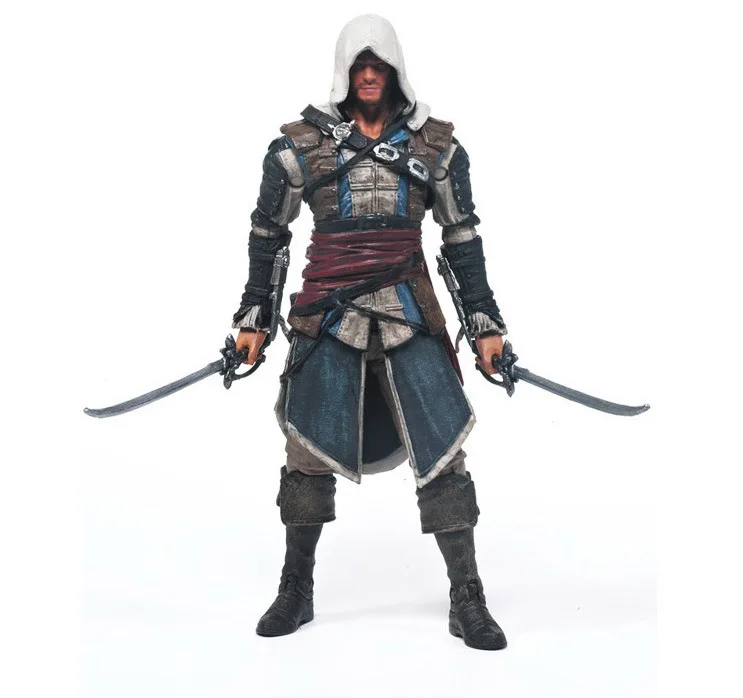 Серия Creed 4 Mohawk Connor Haytham Edward Kenway, фигурка, модель игрушки, коллекция, фигурка, модель, игрушки, кукла, рождественский подарок