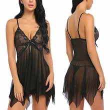 Transparent прозрачное Сетчатое Эротическое платье для женщин, сексуальное женское белье, ночное белье, женское сексуальное нижнее белье кружевное пикантное, костюмы для маленьких кукол, Mujer